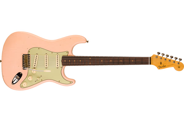 กีตาร์ไฟฟ้า Fender Custom Shop 1959 Stratocaster Journeyman Relic, Super Faded Aged Shell Pink