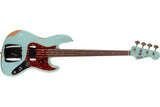 เบสไฟฟ้า Fender Custom Shop 1961 Jazz Bass Heavy Relic, Faded Aged Daphne Blue