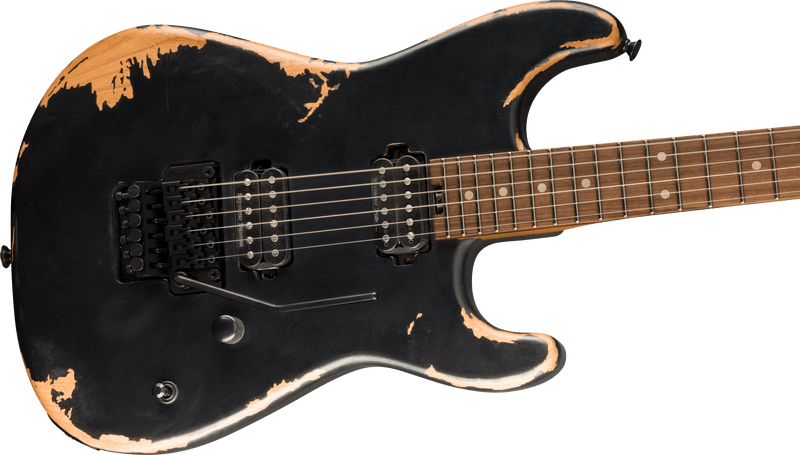 กีตาร์ไฟฟ้า Charvel Pro-Mod Relic San Dimas Style 1 HH FR PF, Black