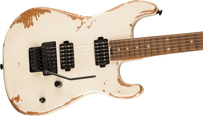 กีตาร์ไฟฟ้า Charvel Pro-Mod Relic San Dimas Style 1 HH FR PF, White