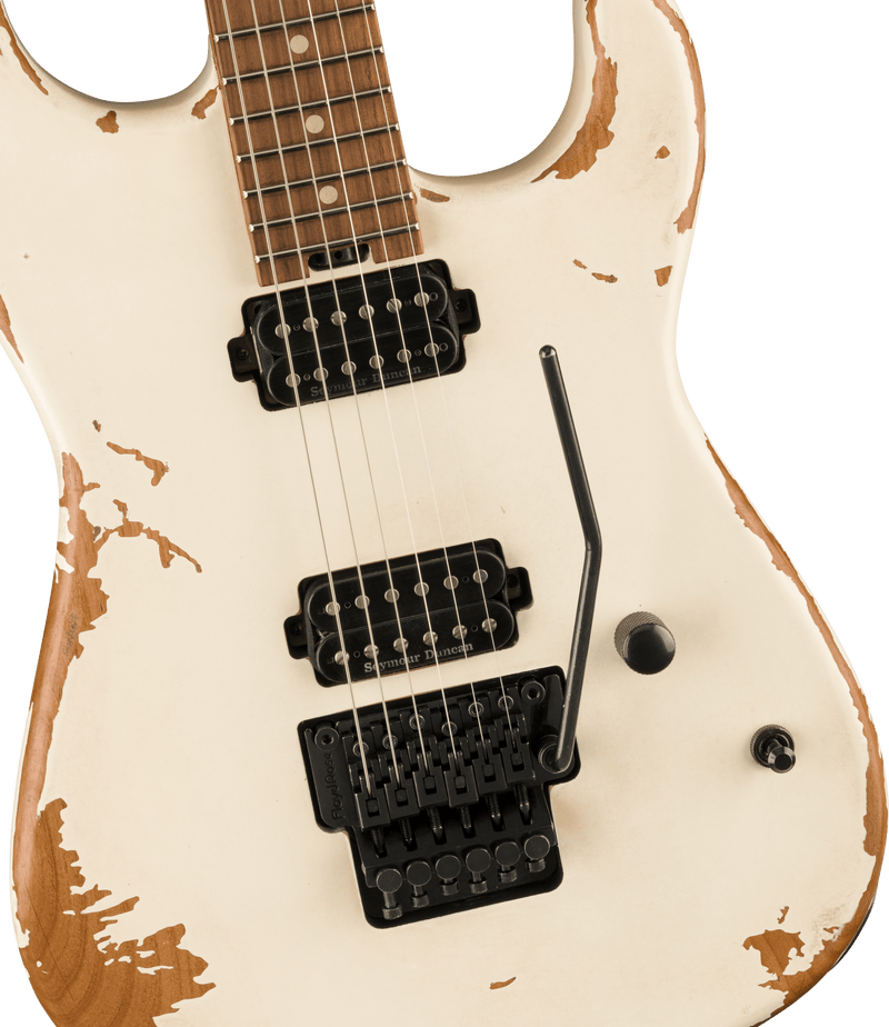 กีตาร์ไฟฟ้า Charvel Pro-Mod Relic San Dimas Style 1 HH FR PF, White