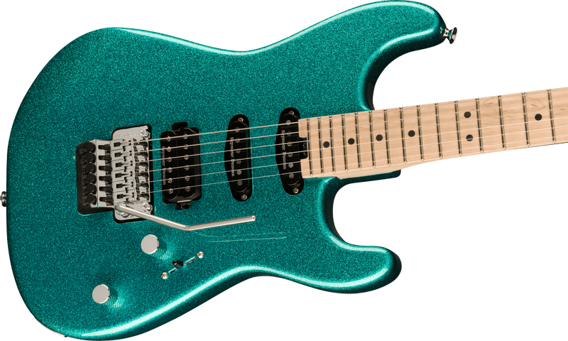 กีตาร์ไฟฟ้า Charvel Pro-Mod San Dimas Style 1 HSS FR M, Aqua Flake