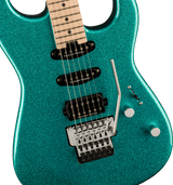 กีตาร์ไฟฟ้า Charvel Pro-Mod San Dimas Style 1 HSS FR M, Aqua Flake