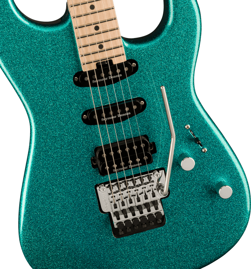 กีตาร์ไฟฟ้า Charvel Pro-Mod San Dimas Style 1 HSS FR M, Aqua Flake