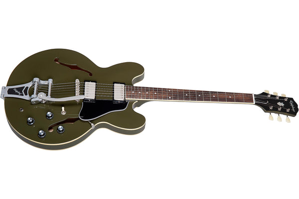 กีตาร์ไฟฟ้า Epiphone ES-335 Bigsby, Olive Drab