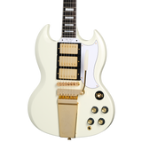 Epiphone 1963 Les Paul SG Custom with Maestro Vibrola Classic White กีตาร์ไฟฟ้า