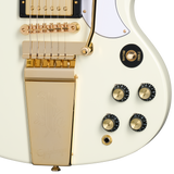 Epiphone 1963 Les Paul SG Custom with Maestro Vibrola Classic White กีตาร์ไฟฟ้า