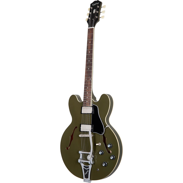 กีตาร์ไฟฟ้า Epiphone ES-335 Bigsby, Olive Drab