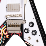 กีตาร์ไฟฟ้า Epiphone Jimi Hendrix™ "Love Drops" Flying V Ebony