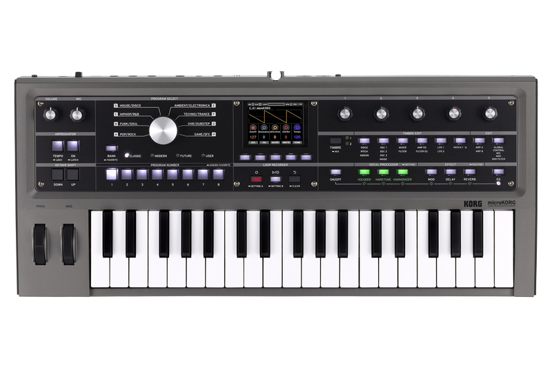 Korg Micro Korg 2  Metallic Black ซินธิไซเซอร์ คีย์บอร์ด