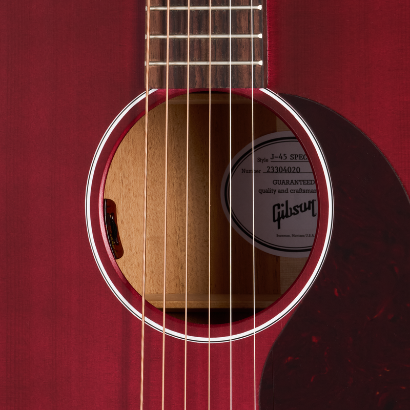 กีต้าร์โปร่ง Gibson J-45 Special, Satin Wine Red