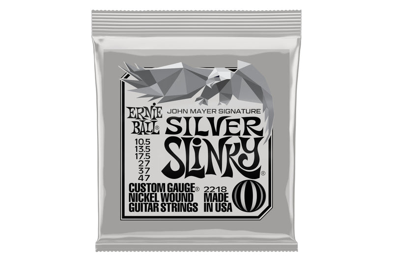 Ernie Ball John Mayer Silver Slinky Signature Electric Guitar Strings สายกีตาร์ไฟฟ้า