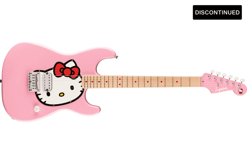 กีตาร์ไฟฟ้า Squier Hello Kitty Pink Stratocaster