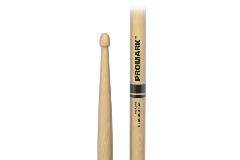 ไม้กลอง Promark Rebound 5AB Hickory Drumstick, Acorn Wood Tip